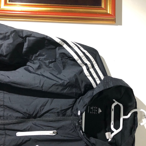 Adidas Mens Regular Large Light Hooded Jacket - Picture 4 of 9